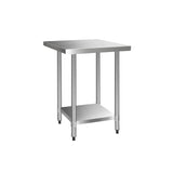 Cefito Square 430 Stainless Steel Kitchen Bench 76cm - Image 01