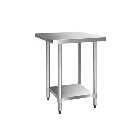 Cefito Square 430 Stainless Steel Kitchen Bench 76cm - Image 01