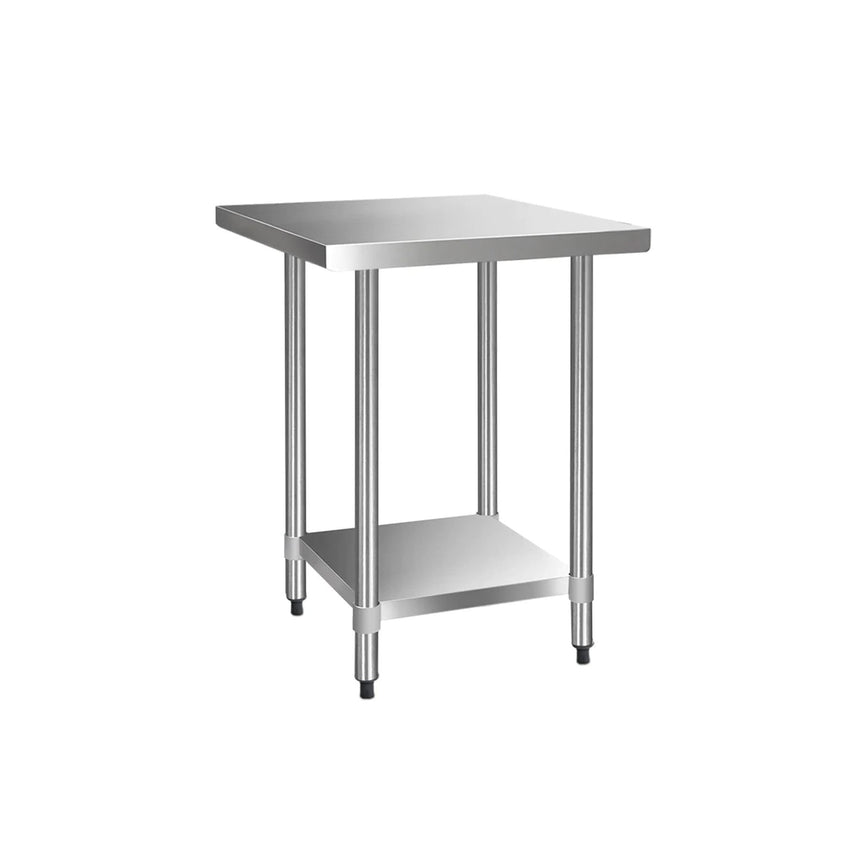 Cefito Square 430 Stainless Steel Kitchen Bench 76cm - Image 01