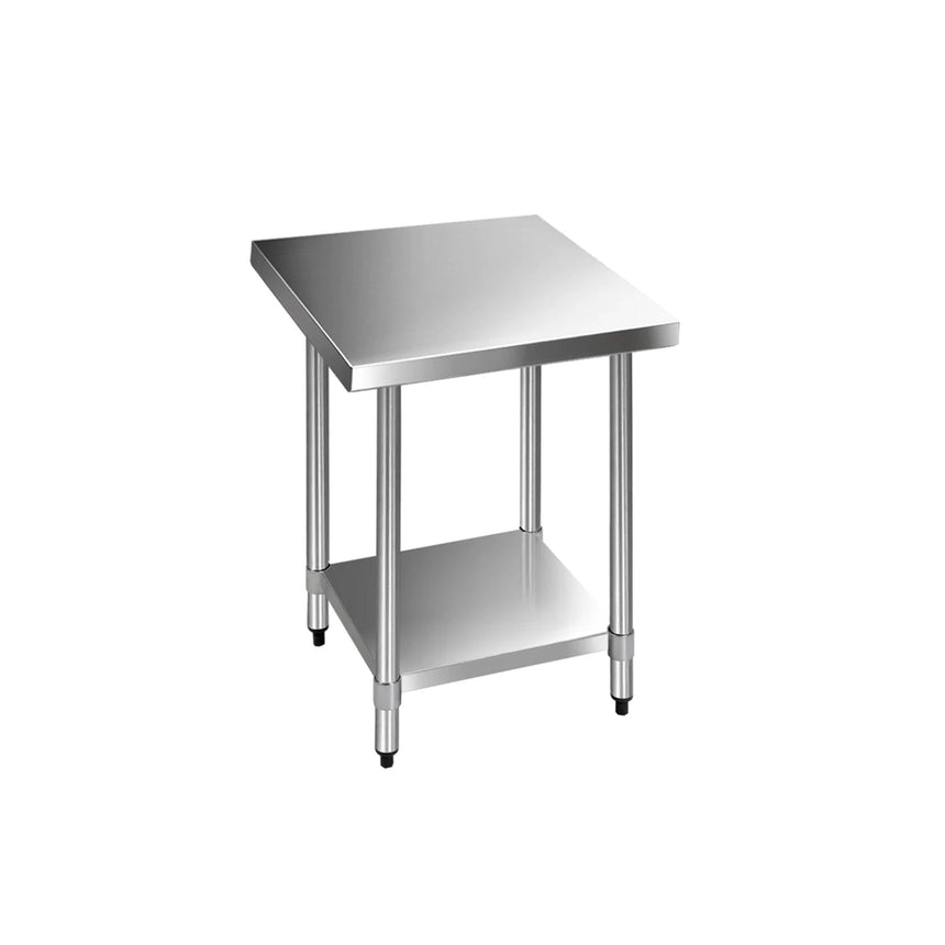 Cefito Square 430 Stainless Steel Kitchen Bench 76cm - Image 02