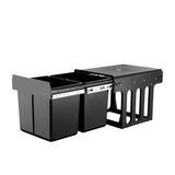 Cefito Pull Out Dual Bin 15L+15L Black - Image 01