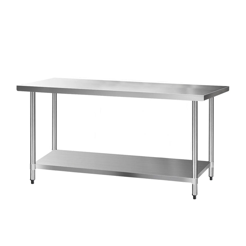 Cefito 430 Stainless Steel Kitchen Bench 182.9x76.2cm - Image 01