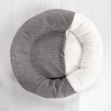 Charlie's Snookie Hooded Calming Dog Bed Large Grey - Image 03