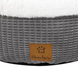 Charlie's Snookie Hooded Calming Dog Bed Large Grey - Image 04