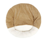 Charlie's Snookie Hooded Calming Dog Bed Large Iced Coffee Brown - Image 03