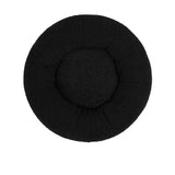 Charlie's Teddy Fleece Round Calming Dog Bed Medium Charcoal - Image 06