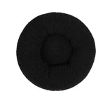 Charlie's Teddy Fleece Round Calming Dog Bed Small Charcoal - Image 06