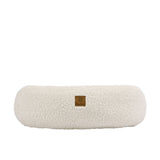 Charlie's Teddy Fleece Round Calming Dog Bed Medium Cream - Image 03