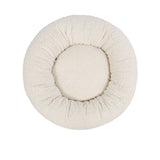 Charlie's Teddy Fleece Round Calming Dog Bed Medium Cream - Image 06