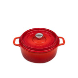 Chasseur Gourmet Round French Oven 24cm 4 Litre Crimson - Image 01