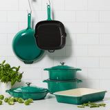 Chasseur Square Grill 25cm Emerald Green - Image 03