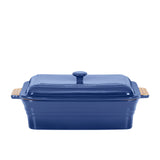 Chasseur La Cuisson Rectangular Dish with Lid 40x23cm Sky in Blue - Image 01