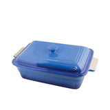 Chasseur La Cuisson Rectangular Dish with Lid 40x23cm Sky in Blue - Image 02