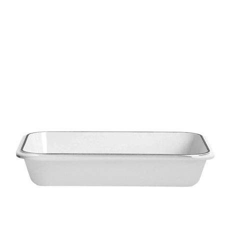 Chasseur Brilliant White Roasting Dish 40cm x 26cm - Image 01