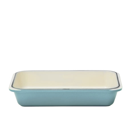 Chasseur Rectangular Roasting Dish Duck Egg  Blue  40 x 26cm - Image 01