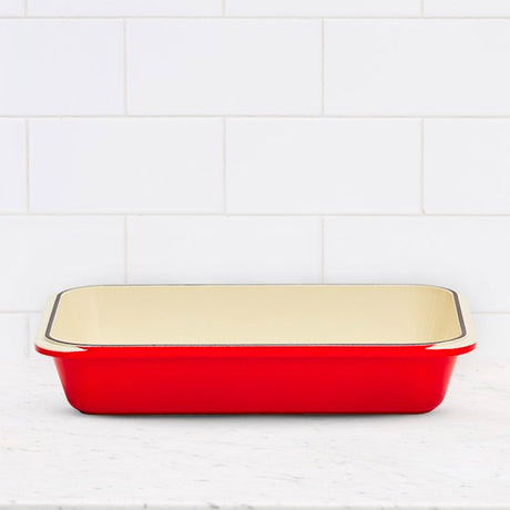 Chasseur Rectangular Roasting Pan 40x26cm Chilli in Red - Image 02