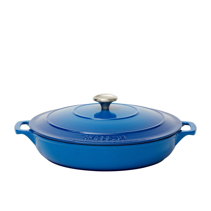 Chasseur Round Casserole 30cm 2.5 litre Imperial in Blue - Image 01