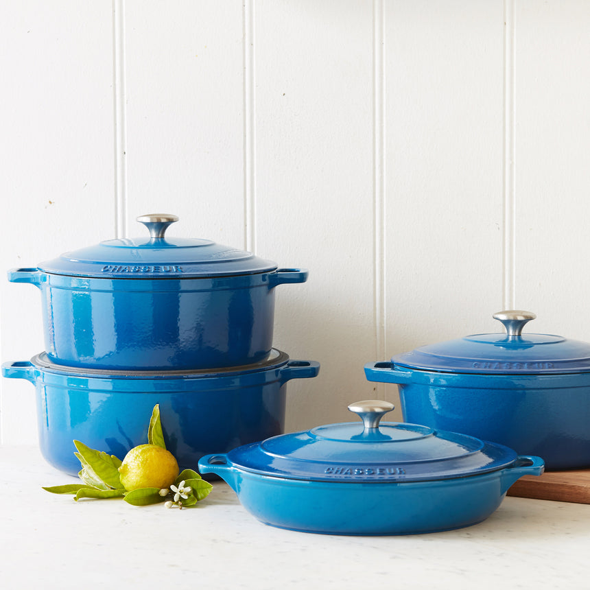 Chasseur Round Casserole 30cm 2.5 litre Imperial in Blue - Image 02