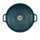 Chasseur Round Casserole 30cm 2.5 litre Liquorice in Blue - Image 02