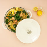 Chasseur Round Casserole Brilliant in White 30cm 2.5 litre - Image 02