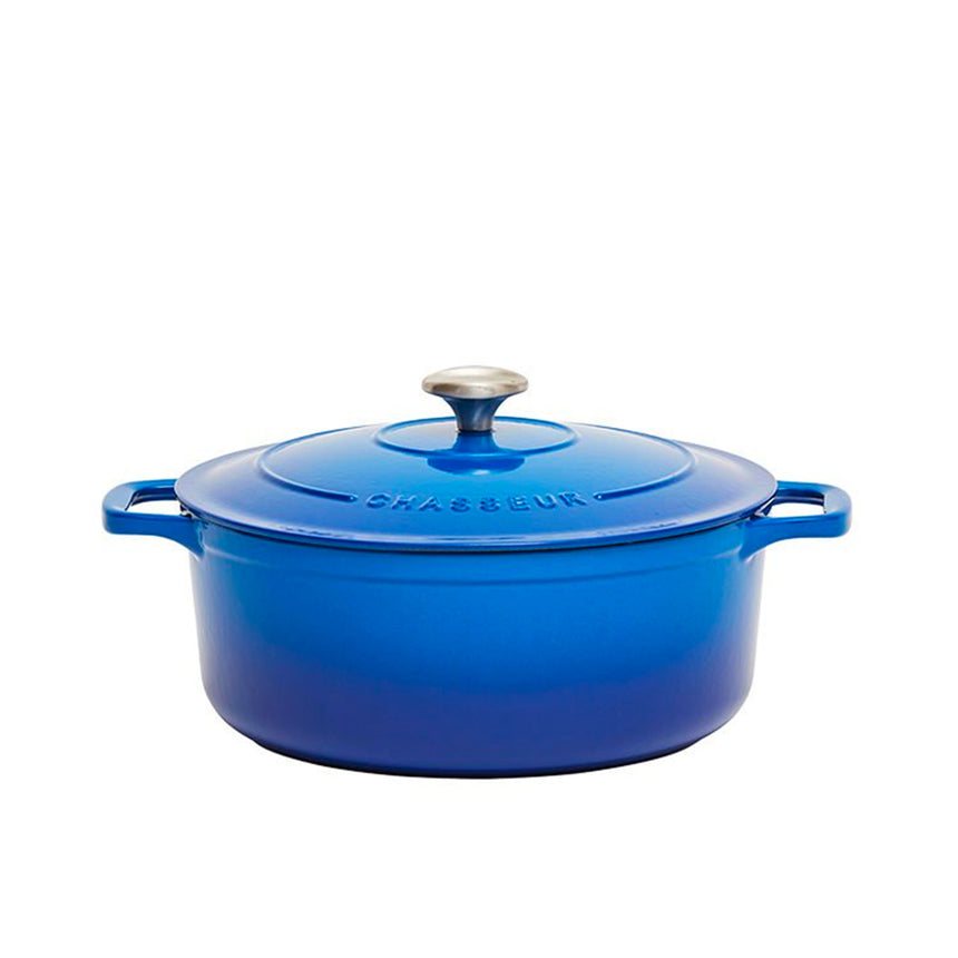Chasseur Round French Oven 24cm - 4 Litre Imperial in Blue - Image 01