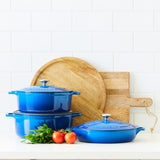 Chasseur Round French Oven 24cm - 4 Litre Imperial in Blue - Image 04