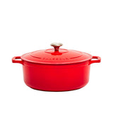 Chasseur Round French Oven 26cm - 5 Litre Chilli in Red - Image 01