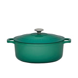 Chasseur Round French Oven 26cm 5 Litre Emerald Green - Image 01