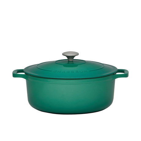 Chasseur Round French Oven 26cm 5 Litre Emerald Green - Image 01