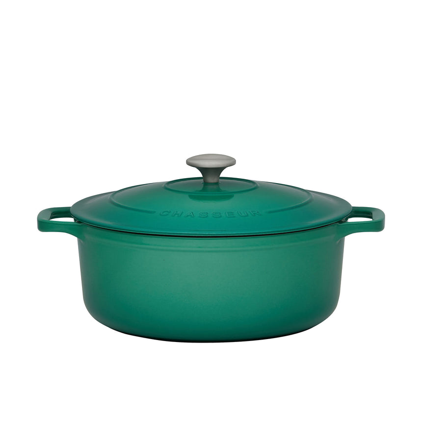 Chasseur Round French Oven 26cm 5 Litre Emerald Green - Image 01