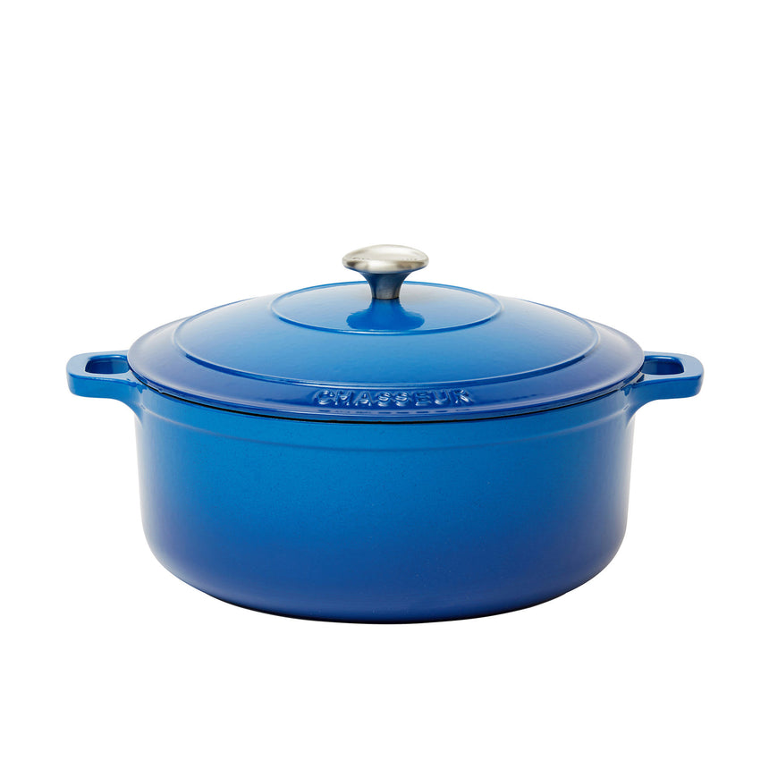 Chasseur Round French Oven 26cm - 5 Litre Imperial in Blue - Image 01