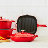 Chasseur Square Grill 25cm Chilli in Red - Image 05