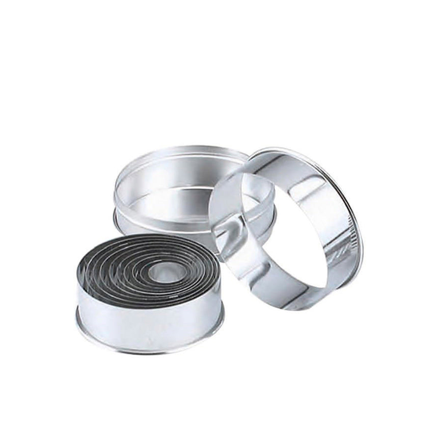 Chef Inox Plain Cookie / Pastry Cutters - Image 01