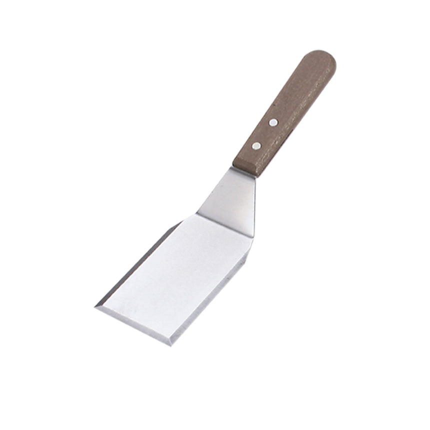 Chef Inox Griddle Scraper with Wood Handle - Image 01