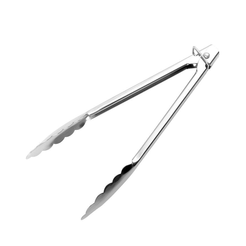 Chef Inox Heavy Duty Stainless Steel Tongs 30cm - Image 01