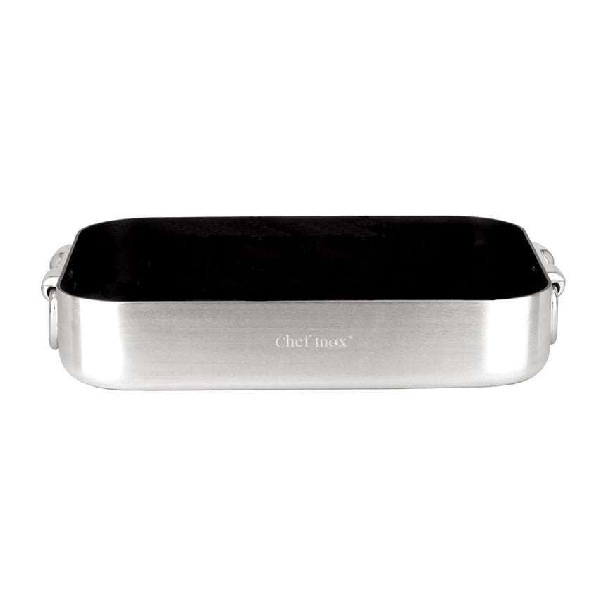 Chef Inox Non Stick Roasting Pan with Drop Handle 40x30cm - Image 01