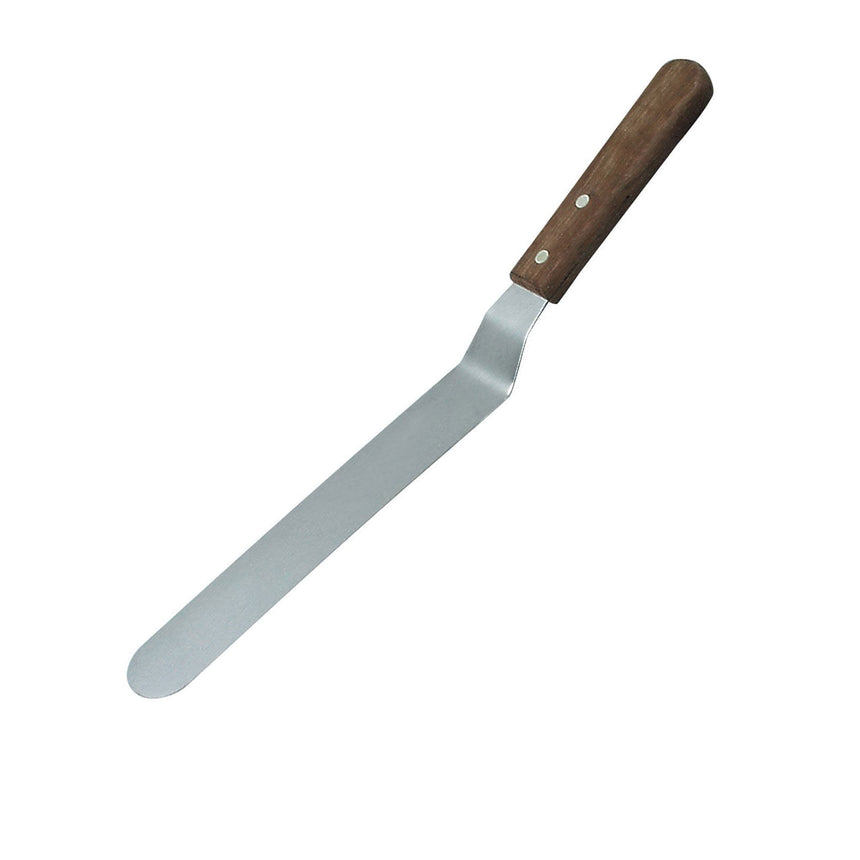 Chef Inox Offset Spatula with Wood Handle 25cm - Image 01