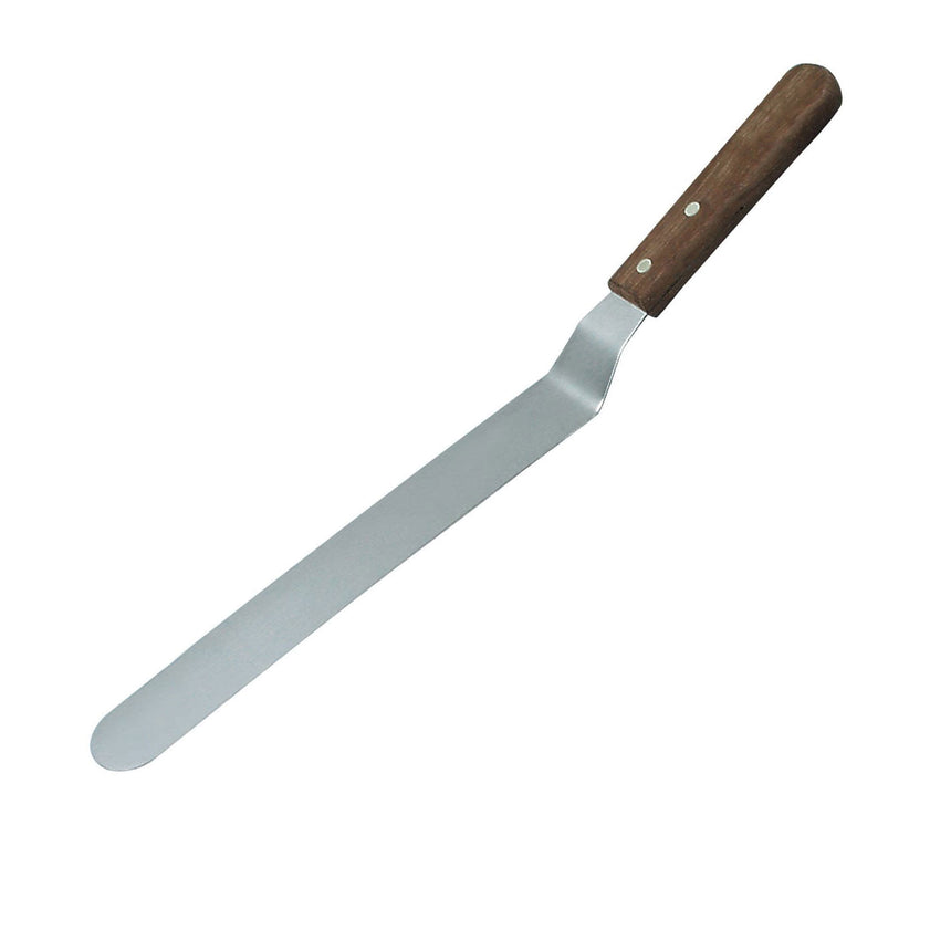 Chef Inox Offset Spatula with Wood Handle 30cm - Image 01