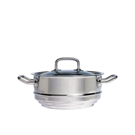 Chef Inox Professional Multi Fit Steamer with Lid 20cm - Image 01