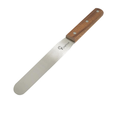 Chef Inox Straight Spatula with Wood Handle 27cm - Image 01