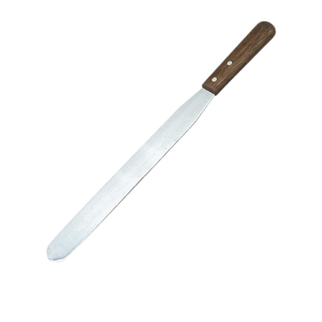 Chef Inox Straight Spatula with Wood Handle 38cm - Image 01