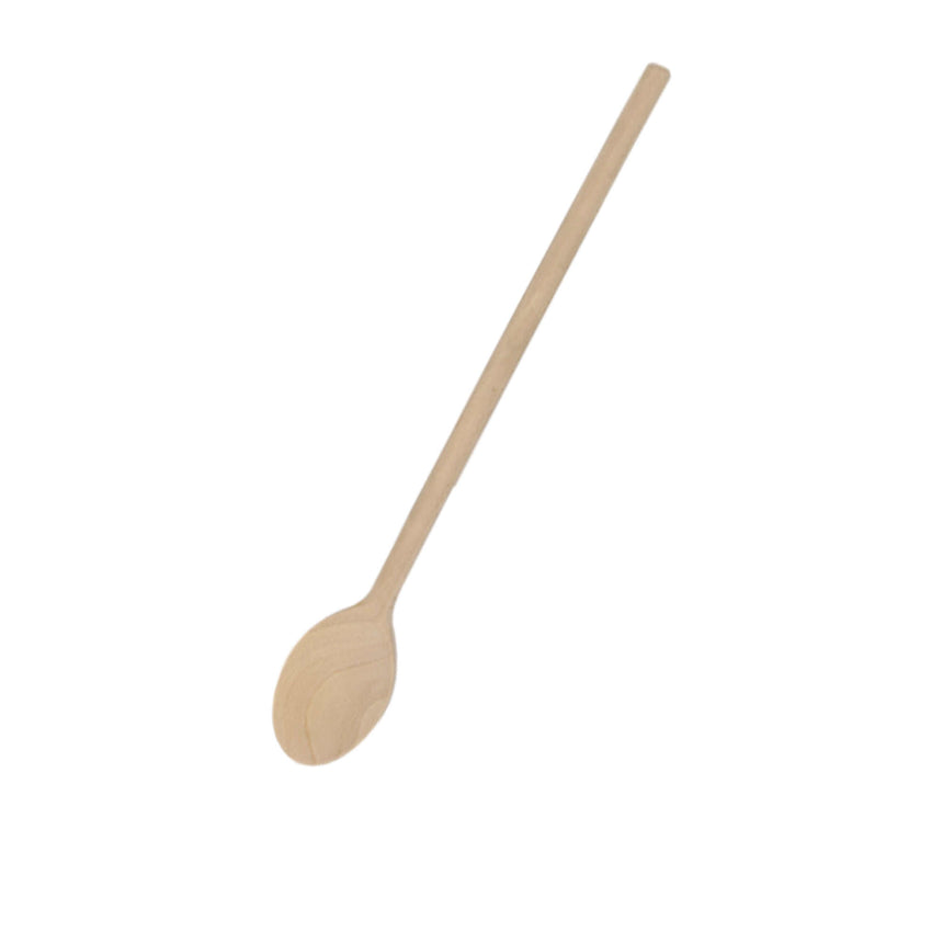 Chef Inox Wide Beechwood Spoon 35cm - Image 01