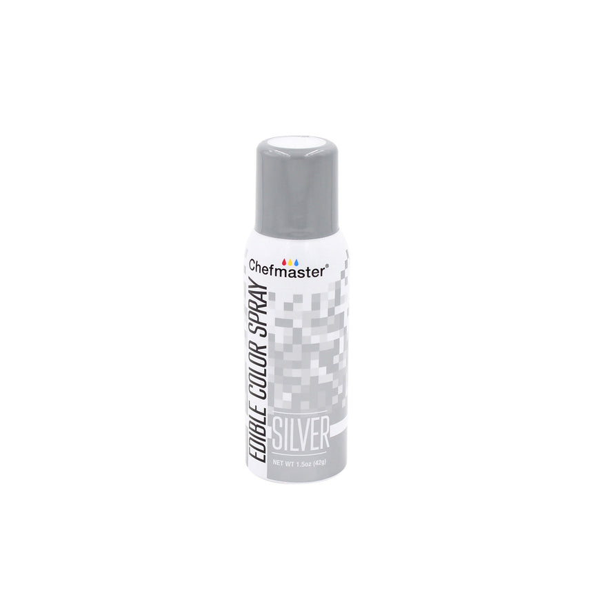 Chefmaster Edible Food Spray Silver - Image 01