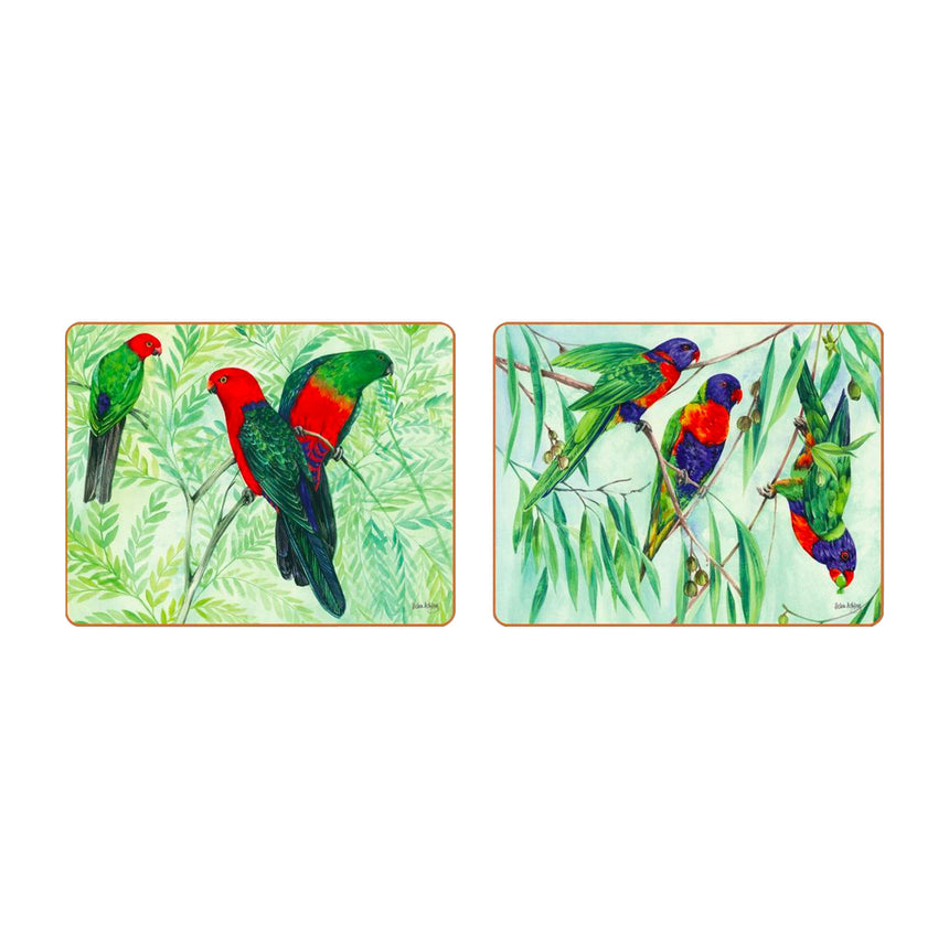 Cinnamon Australia Parrots Coaster Set of 6 - Image 03