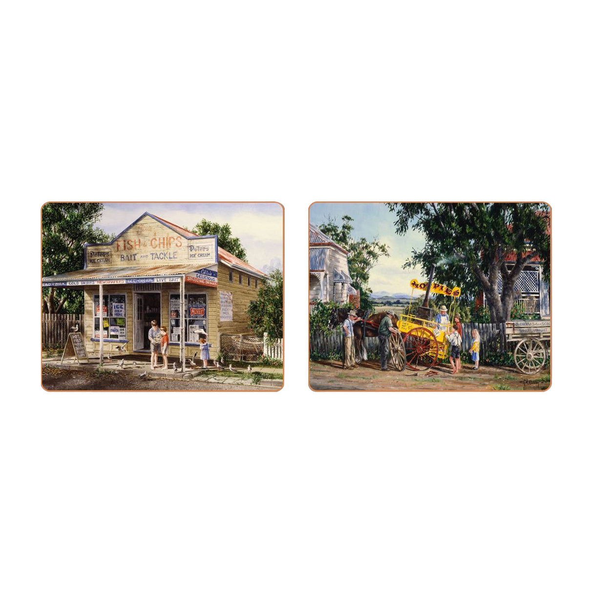 Cinnamon Times Now Past Placemats Set of 6 - Image 02