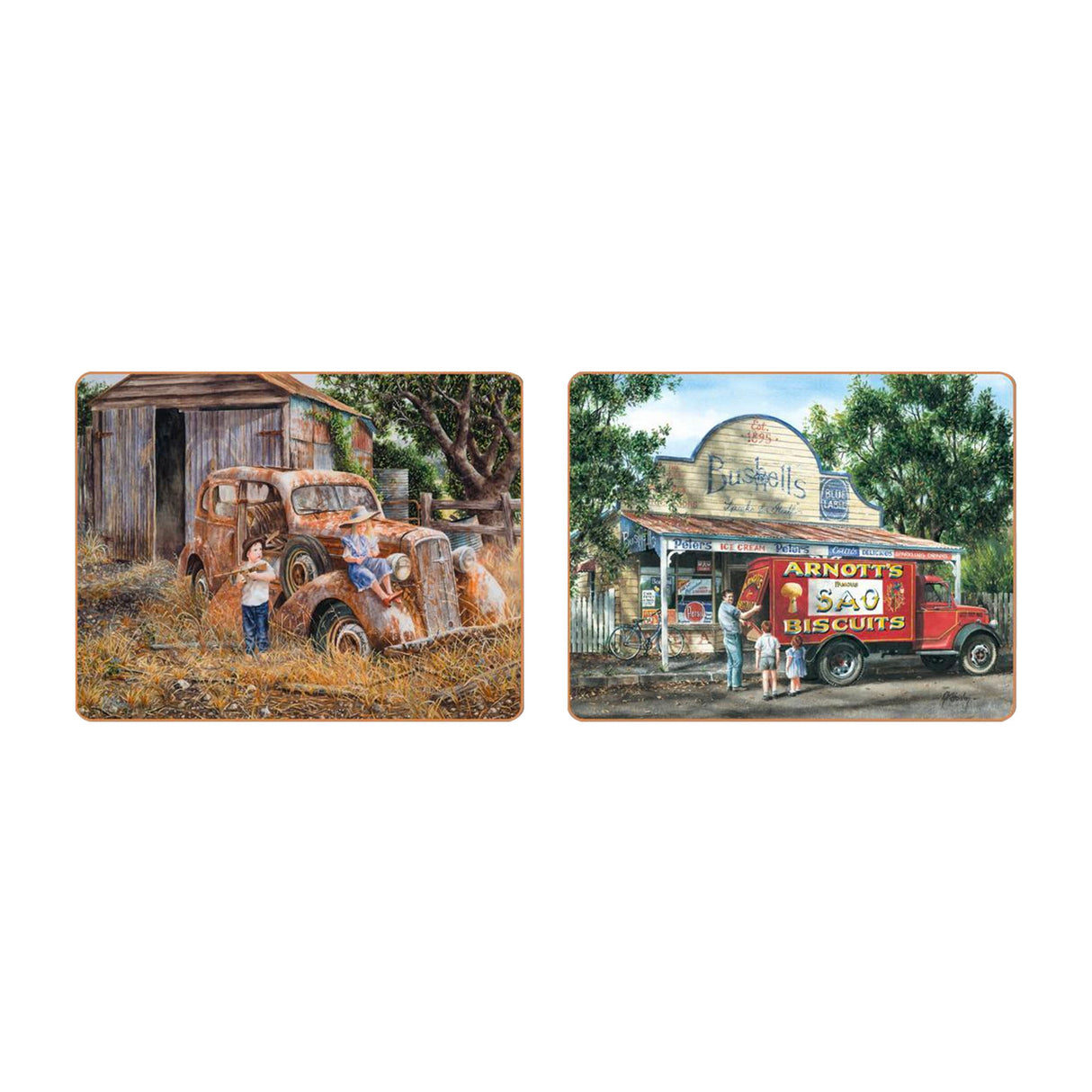 Cinnamon Times Now Past Placemats Set of 6 - Image 03