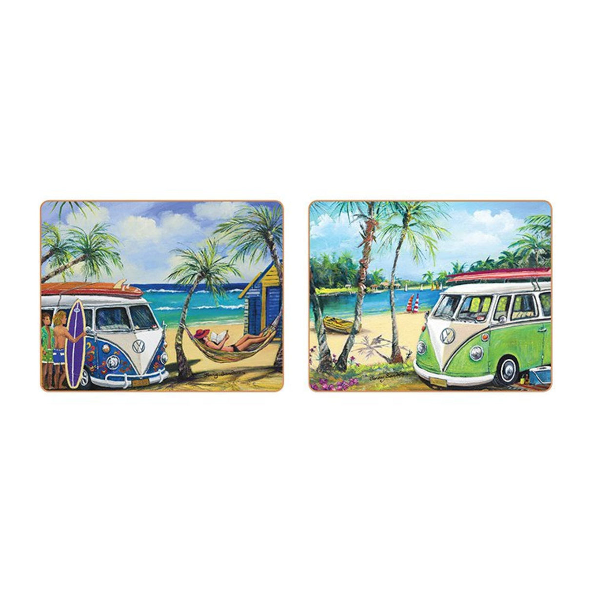 Cinnamon Kombi Coaster Set of 6 - Image 03