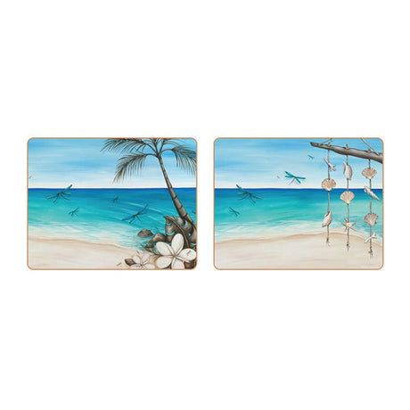 Cinnamon Rectangular Placemat Set of 6 Paddle Bliss - Image 02