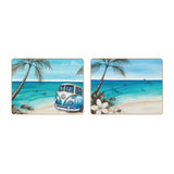 Cinnamon Rectangular Coaster Set of 6 Paddle Bliss - Image 04