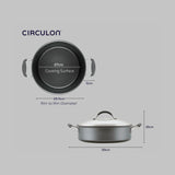 Circulon ScratchDefense Non Stick Covered Sauteuse 28cm - 4.7 Litre - Image 06